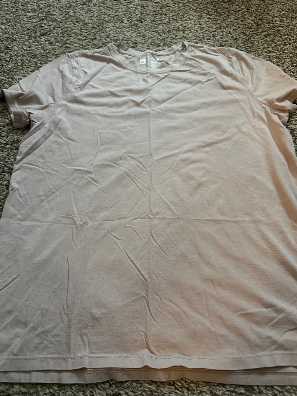 Carhartt Women's Short Sleeve Crew Tee in Pale Blush